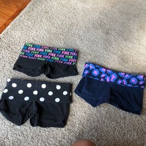 PINK VS yoga shorts